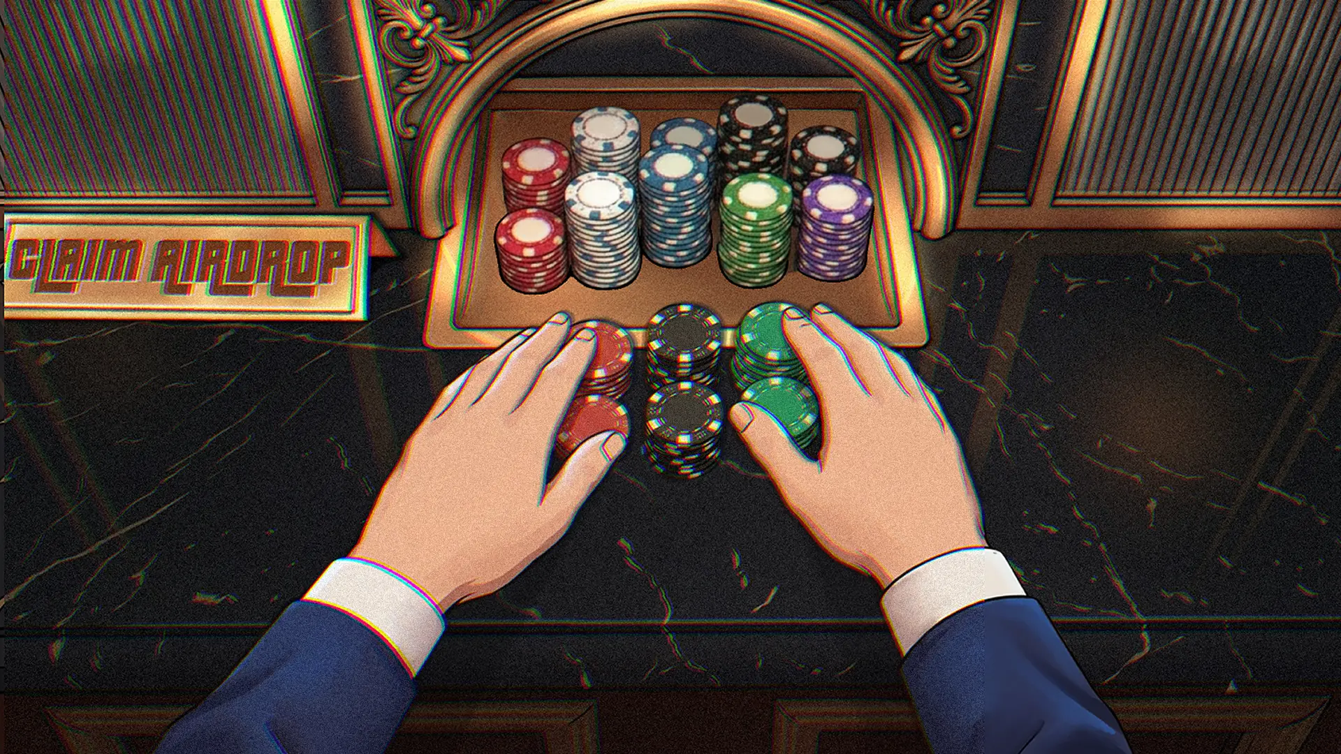 Degens Casino airdrop claim table